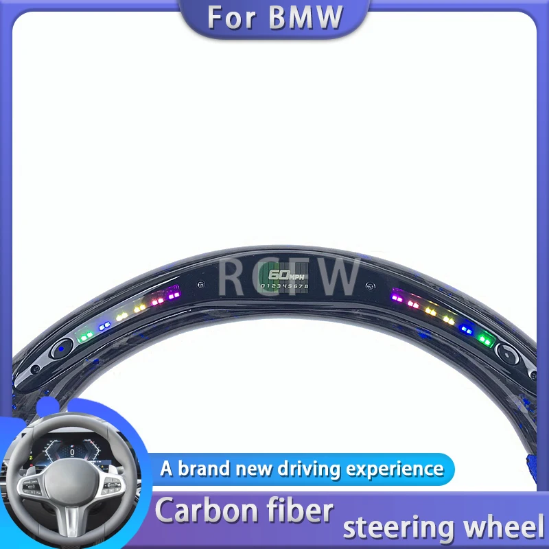 Automotive heated carbon fiber steering wheel For BMW G20 G28 G29 G30 G32 G38 G11 G12 G05 G01 G02 M3 M4 M5 M6 X1 X2 X3 X4