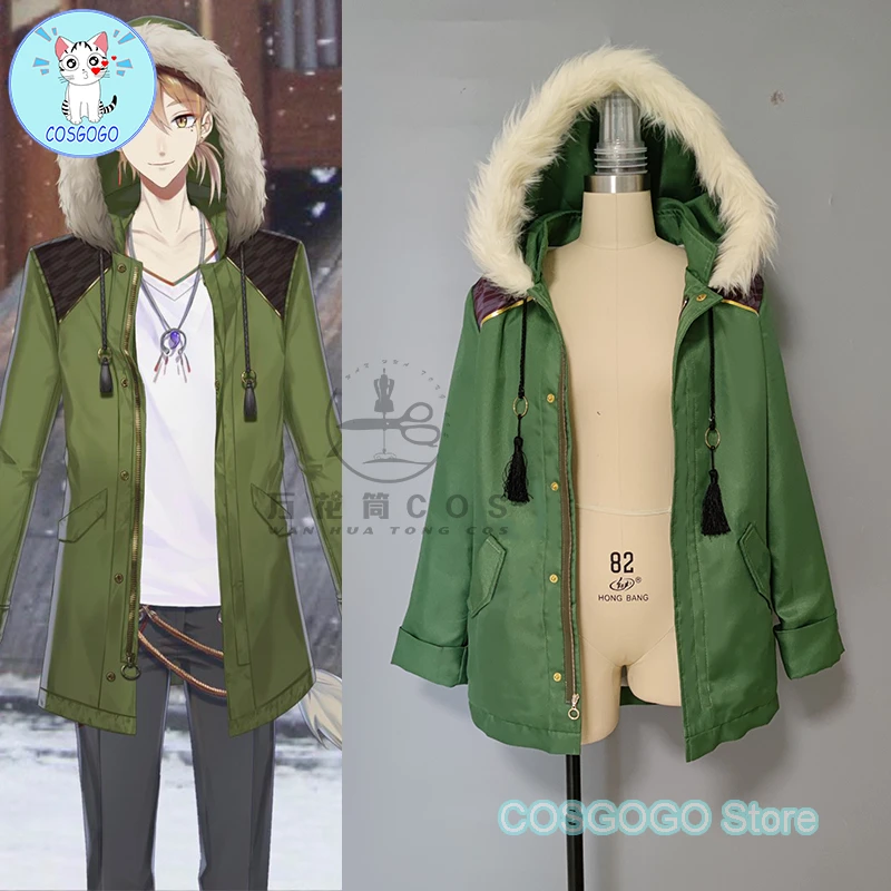 

NIJISANJI Vtuber Fushimi Gaku Cosplay Costume Halloween outfits Women Men Winter Coat