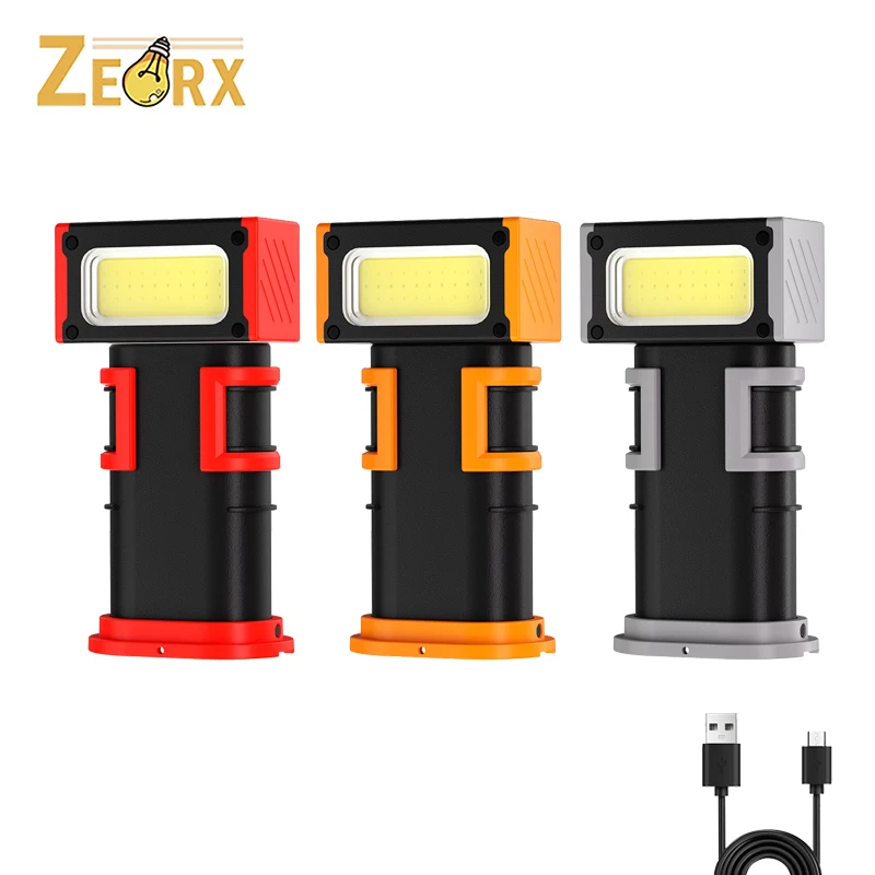

Automotive Work Light, 180 Degree Rotating Magnetic Lamp Portable Work Light with Type-C Charging Double Hooks Digital Display