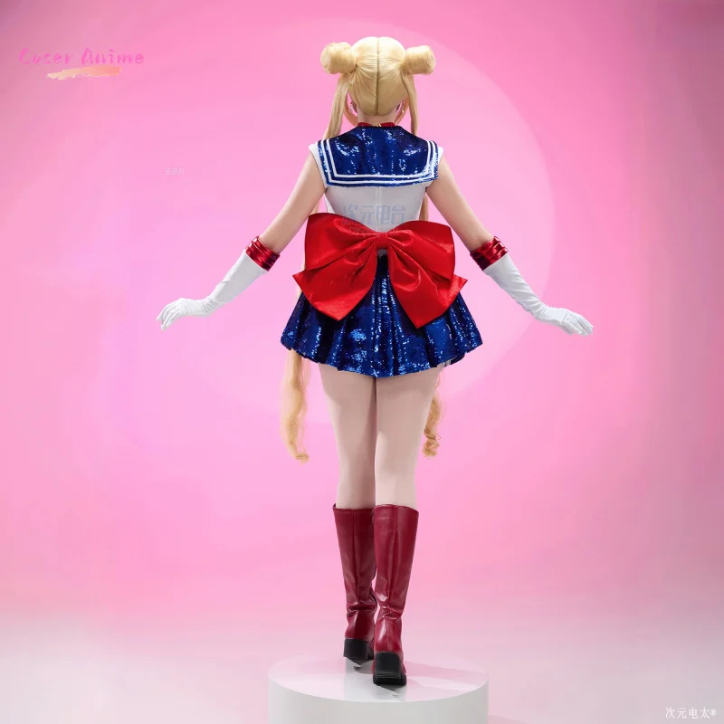 애니메이션 세일러 문 츠키노 우사기 코스프레 의상 유니폼 할로윈 카니발 파티 크리스마스 놀이 역할 옷 의류