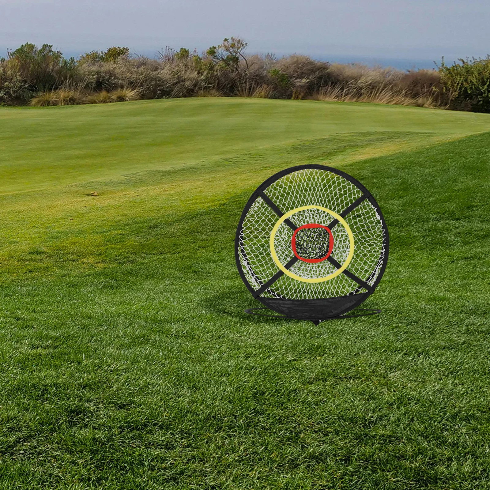 

Golf Chipping Net Folding Ball Bag Durable Practice Equipment Indoor Outdoor Training Golf Target Chipping Net