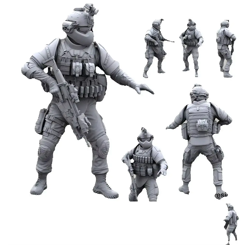 1/35 Model Kit Resin Kit US ARMY Modern Soldier