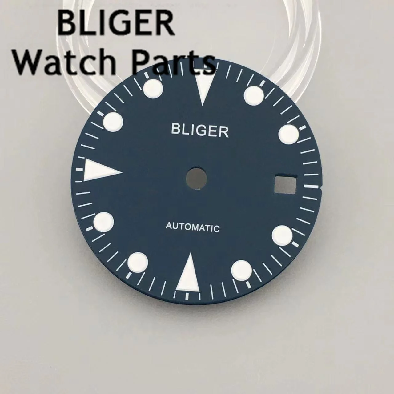 BLIGER 29mmBlack Blue White Watch Wial Luminous Fit NH35 NH36 ETA2824 2836 Miyota 8215 DG2813 3804 Movement