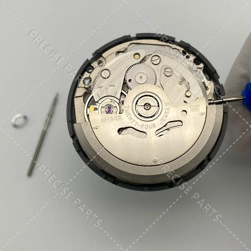 NH34A Mechanical Movement High-precision White Calendar 24 Gems NH34 4R34 Fully Automatic Brand New From Japan