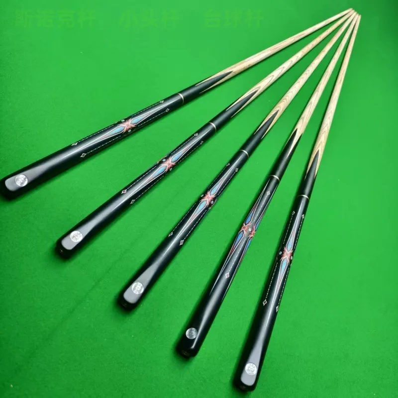 English Rod Member Billiard Club Double Section Big Head Jump Open Club Small Head Male Rod Leather Rod Billiard Table Single