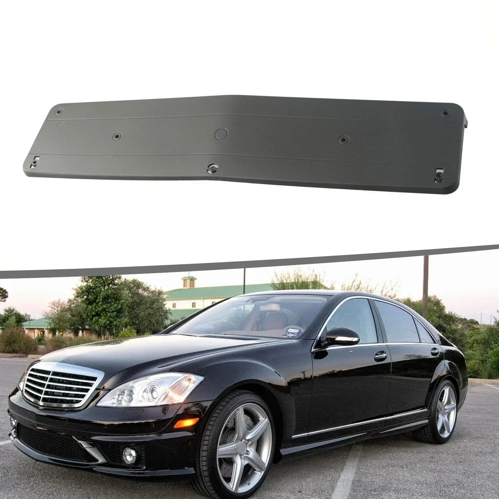 

Accessories Bumper License Plate 1Pcs A2218850781 Bracket For Mercedes S-CLASS W221 Front Bumper License Plate