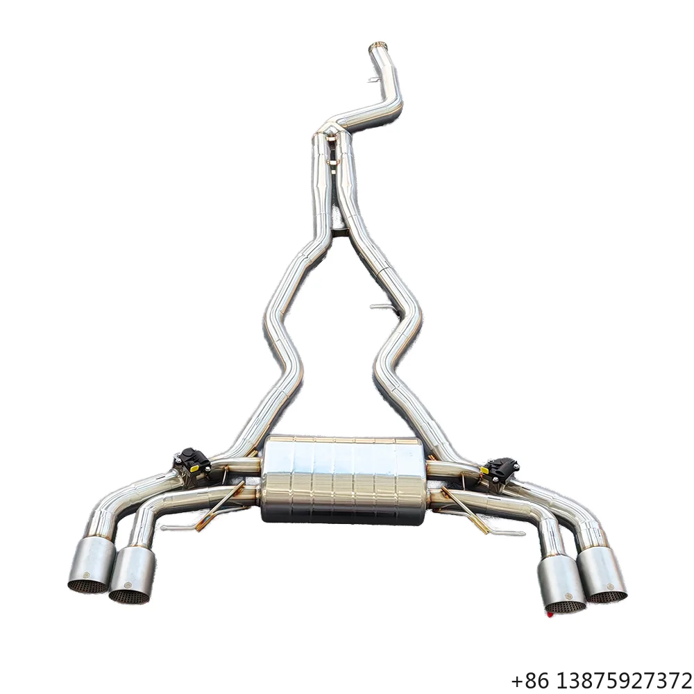

Выхлопная система Catback из нержавеющей стали для M240/M240i B58 3.0T 2017-2023 с клапаном, глушителем и выхлопным патрубком