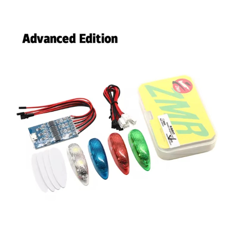 ZMR Wireless Navigation Light III 1S Rechargeable 4 modes LED lights for RC Airplane Hobby Plane Drone Car Boat Toy Part