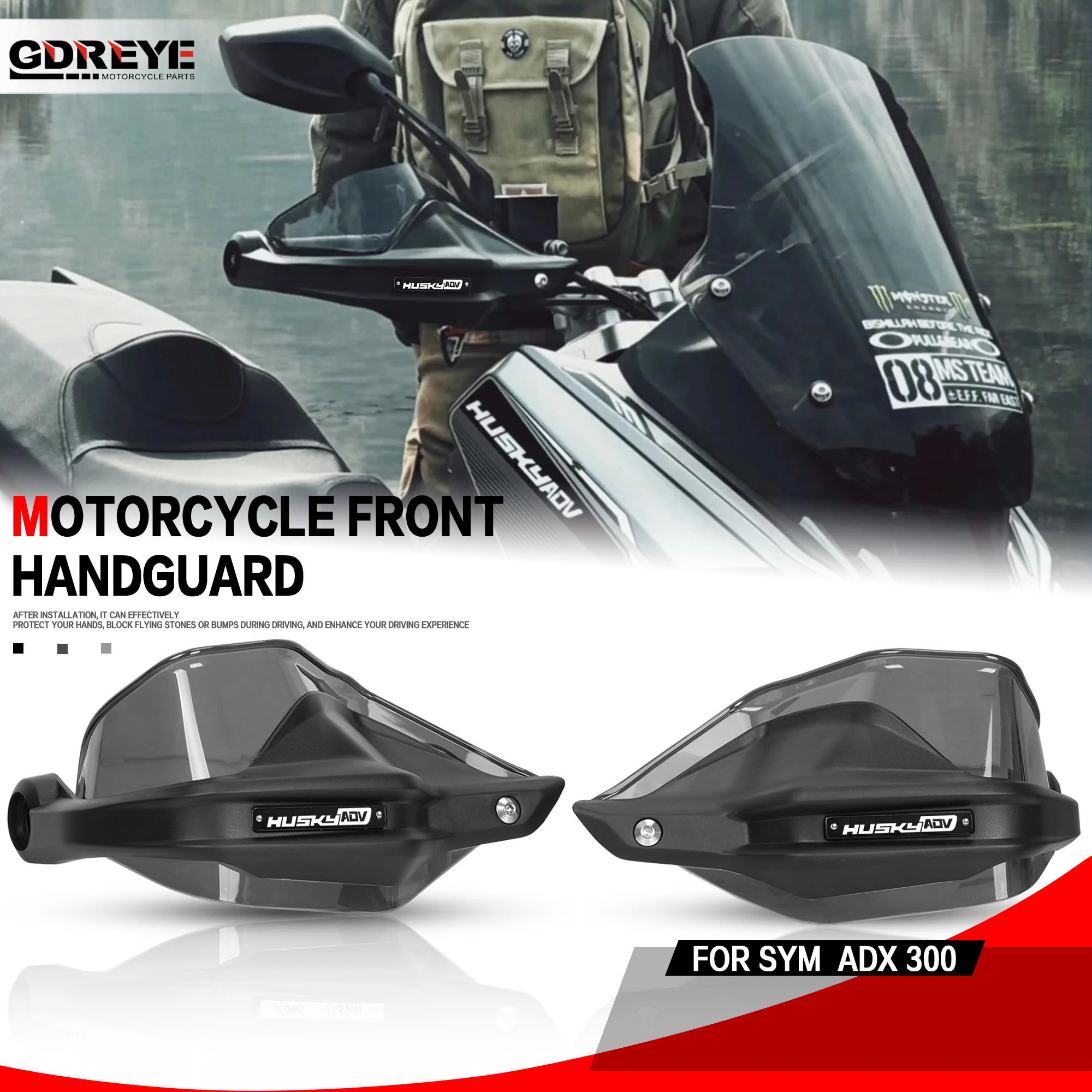 

For SYM ADX 300 300ADX 2024 2025 Motorcycle adx300 Handguards Handlebar Guards Windshiel Protective Cover Lever Protectors
