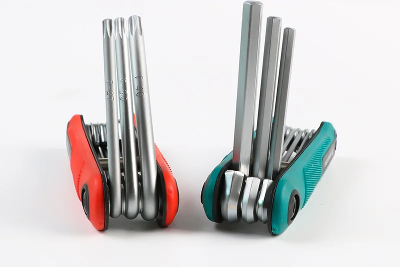 Folding hex wrench outdoor tool household set