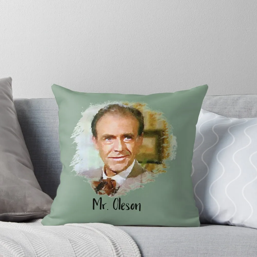 

Mr. Oleson Little House on the Prairie Throw Pillow Cushion Cover For Sofa pillowcases for sofa cushions pillow