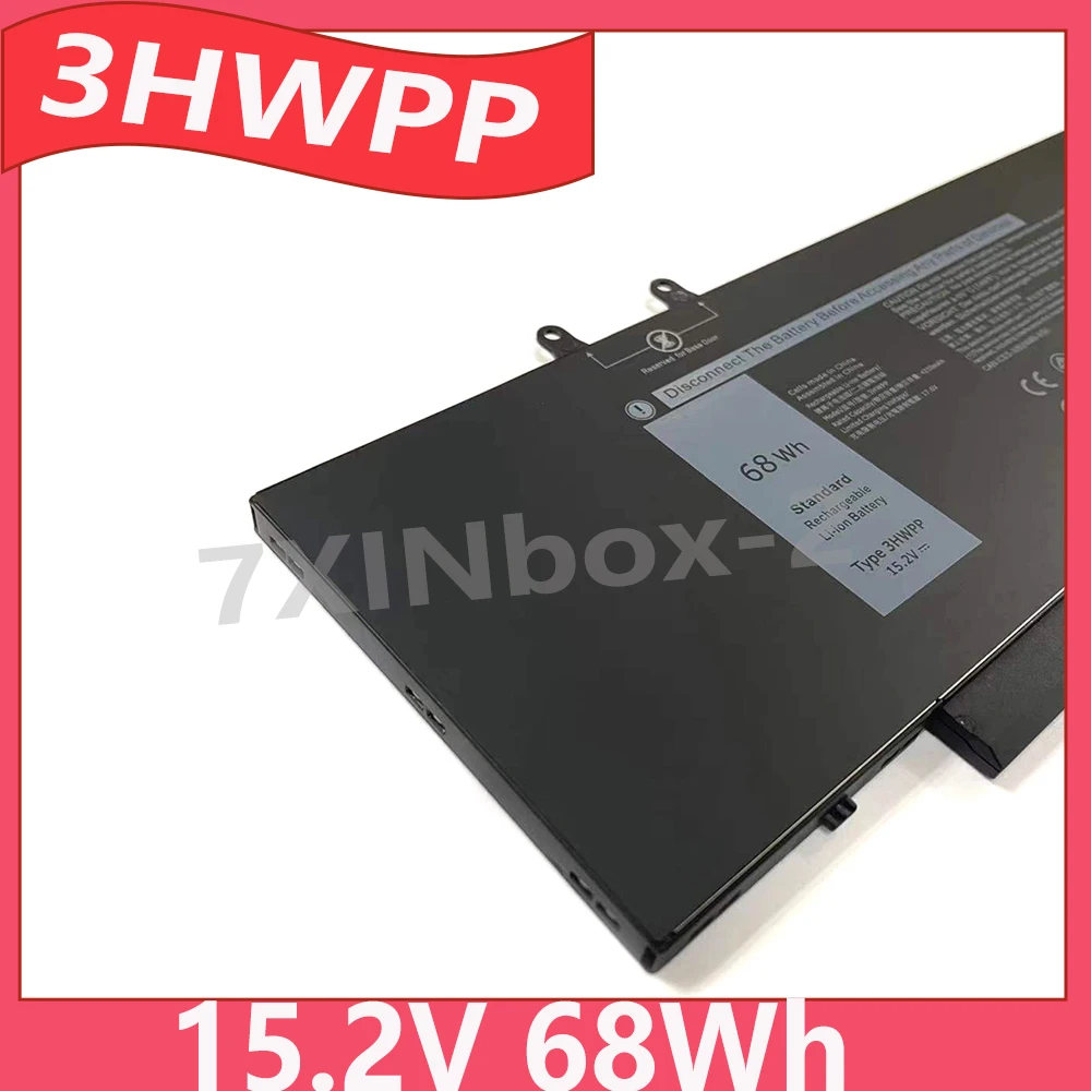 

3HWPP 15,2 В 68 Втч OEM аккумулятор для ноутбука Dell Latitude 5401 5501 5511 Precision 3541 3551 03HWPP 10X1J N2NLL 1VY7F 01VY7F серии