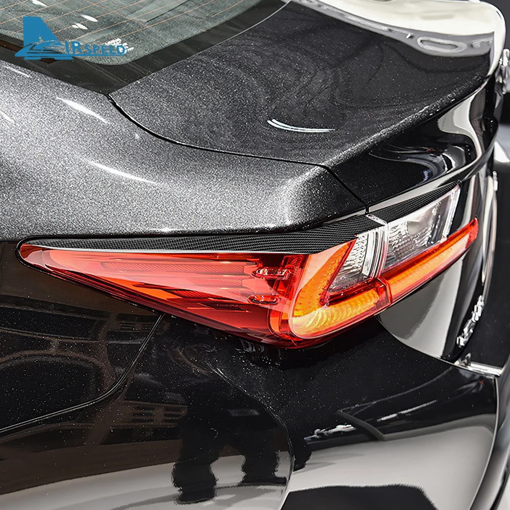 

For Lexus RC300 RC350 RC200T 2019 2020 2021 2022 2023 2024 Real Soft Carbon Fiber Car Rear Tail Light Sticker Trim Accessories