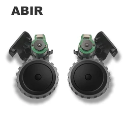 Wheel Assembly with Motor for Robot Vacuum Cleaner ABIR X5,X6,X8 , Includes Right wheel 1pc+Left Wheel 1pc