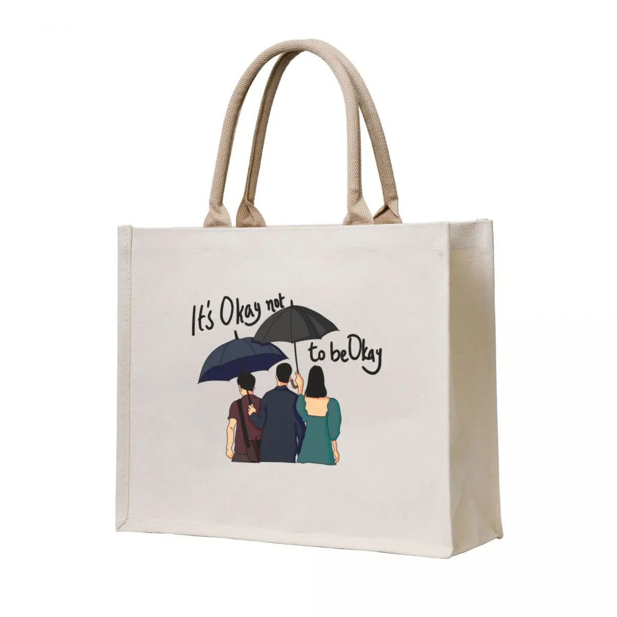 

It's okay not to be okay - by Mawvvii Tote Bag bags luxury women Shopping bags Canvas