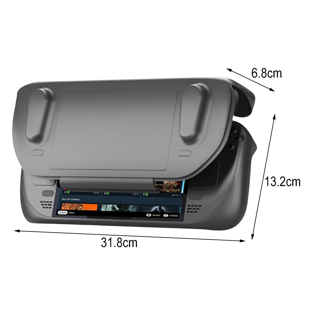 ปลอกป้องกันคอนโซลเกมแบบบางพิเศษสำหรับดาดฟ้าไอน้ำแบบพกพาสามารถถอดออกได้ของขวัญอุปกรณ์ป้องกันฝาครอบหน้าสำหรับเด็กผู้ชายอุปกรณ์เสริมสำหรับเกม