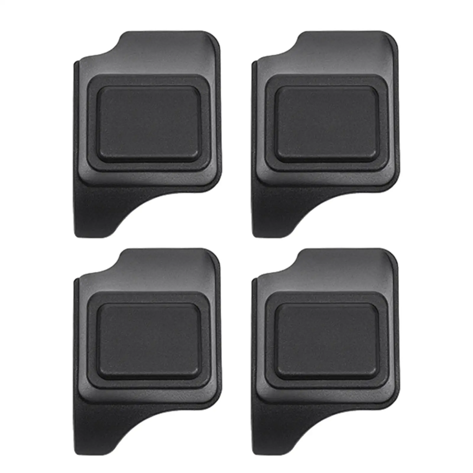 4 Pieces Luggage Studs Black Suitcase Side Feet for Trolley Bag Accessories