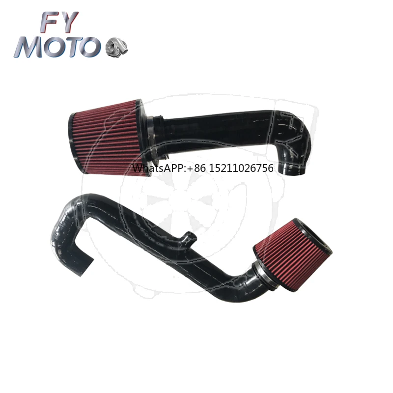 For BM N54 07-10 135i 335i Relocated Silicone Inlet Hose Intake Kit