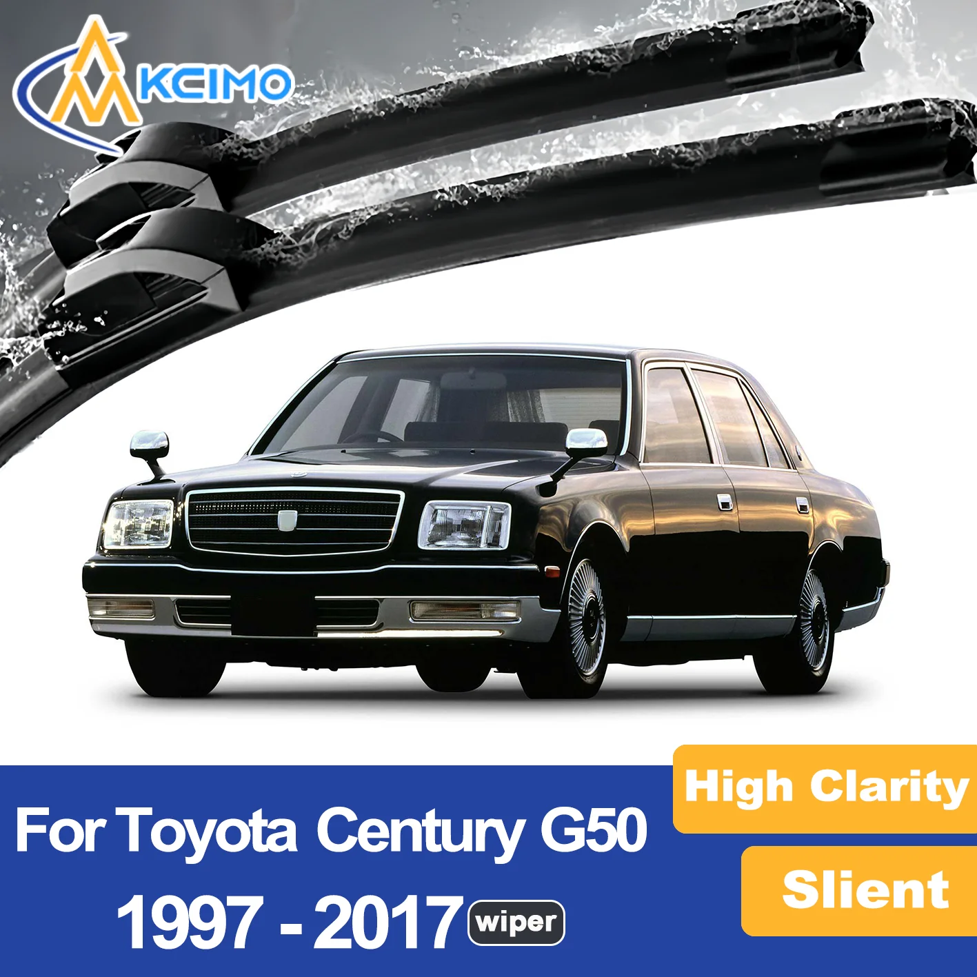 

Premium Wiper Blades for 1997-2017 Toyota Century G50 Streak Free Durable Ideal for Clear Visibility