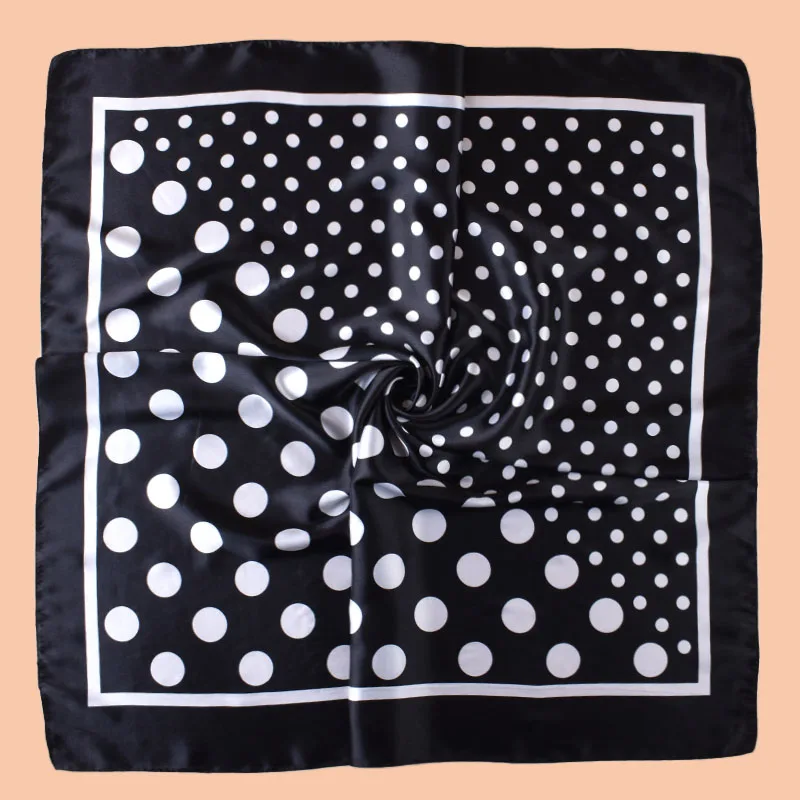 1pc Gradient Paisley Print Satin Square Scarf Women's Hair Accessory Spring New Style Versatile as Belt Bag Decor Silk Headband