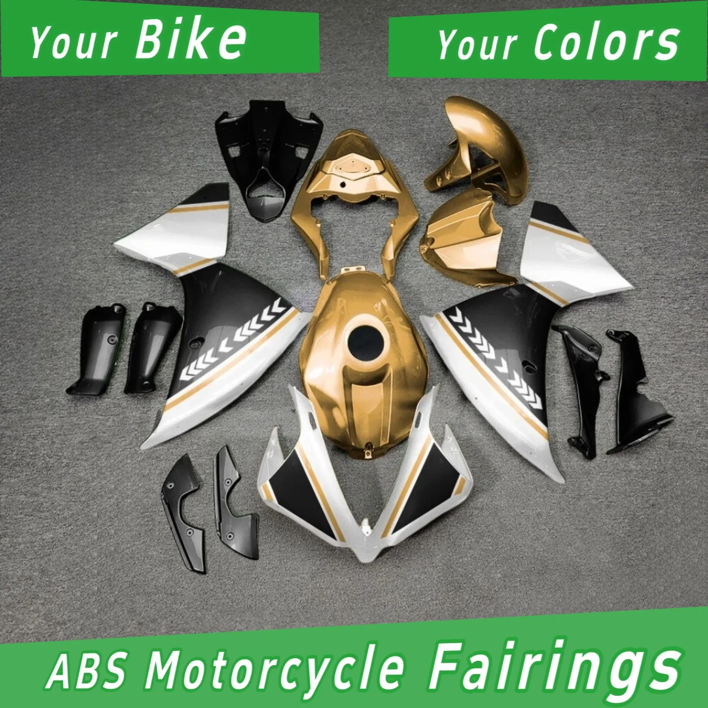 For YAMAHA YZF-R1 2012-2014 Sport Fairing Kit - Aftermarket ABS Bodywork with Enhanced Durability, 100% Fit Guarantee
