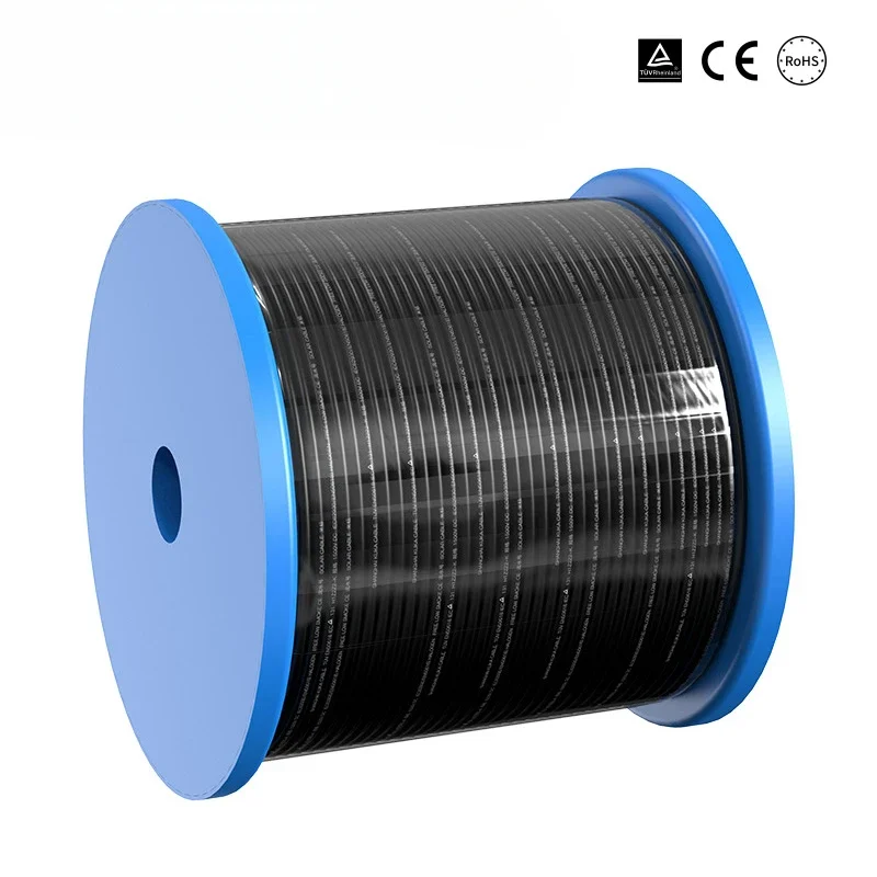 RETIE Solar Cable 6 Square Millimeters Solar Panel Cable Photovoltaic Wire Red and Black Tinned Copper