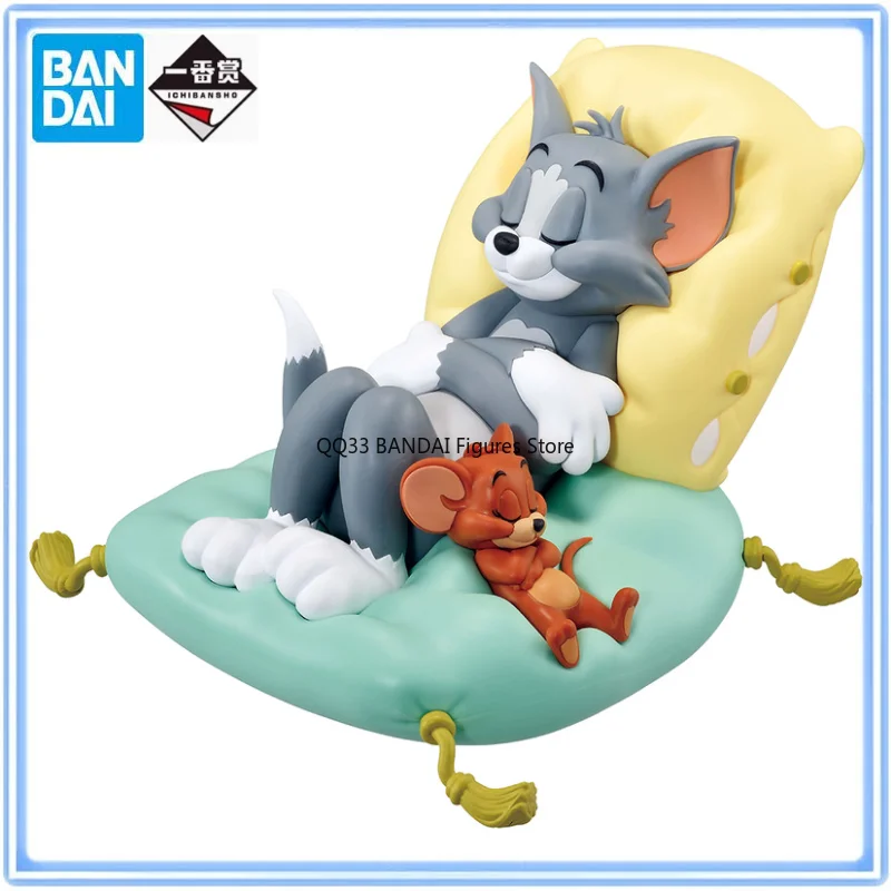 

BANDAI Original Ichiban Kuji Tom and Jerry Always Together Morning Till Night Action Figure Model Desktop Decoration