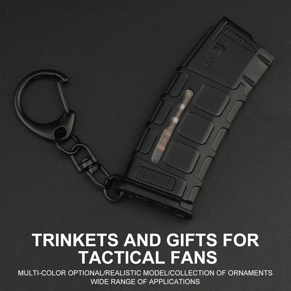 Mag Mô Hình Mini Móc Khóa Chiến Thuật Ba Lô Đồ Trang Trí 5.56Mm Tạp Chí Trang Trí Móc Khóa Bóng Sơn Phụ Kiện Ngoài Trời Dụng Cụ