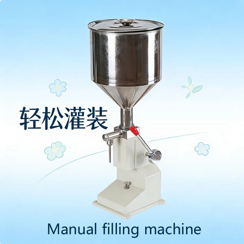 

Manual liquid filling machine with a graduated scale 5-50ml paste and liquid bottles cosmetics cream cans