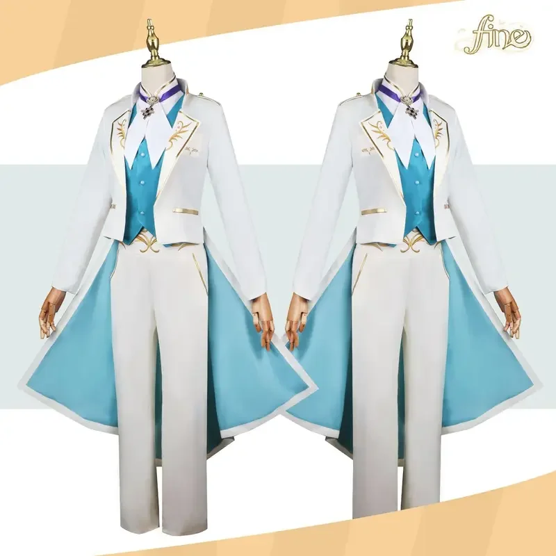 Anime Ensemble Stars Team Fine Tenshouin Eichi Hibiki Wataru Fushimi Yuzuru Tori Himemiya Cosplay Costume for Unisex Adult Kids