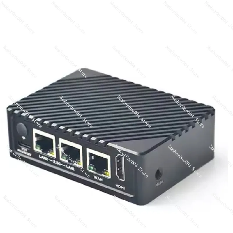 

FOR R5S Router Dual 2.5G+ Gigabit Mini Development Board CNC Full Metal Case RK3568