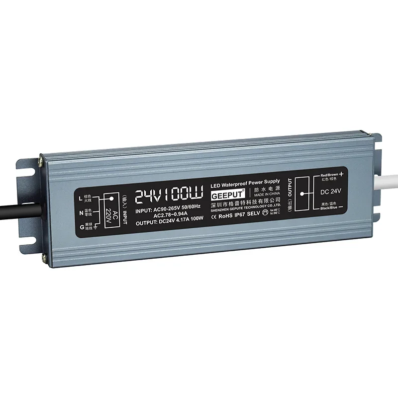 LED waterproof switching power supply 220 to 24V 200W300W350W400W500W600W DC transformer