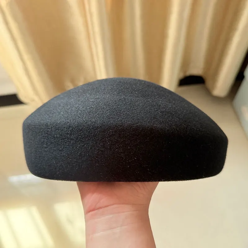 Französisch Wolle Baskenmütze Hut Für Frauen Winter Hüte Klassische Warme Kappe Baskenmütze Damen Beanie Cap Pillbox Hut Kleid Chapeu Sombrero Hombre – Detail 37