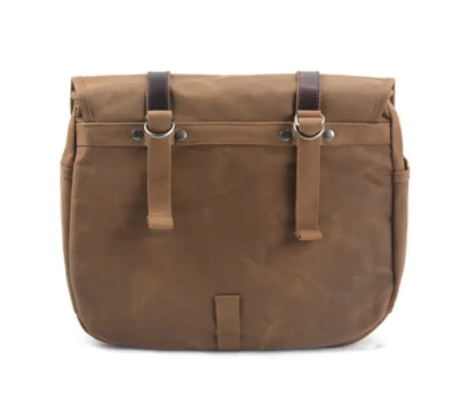 Vintage Motorcycle Bag Outdoor Waterproof Batik Canvas Bicycle Side Bag Motorcycle Bag - view 4
