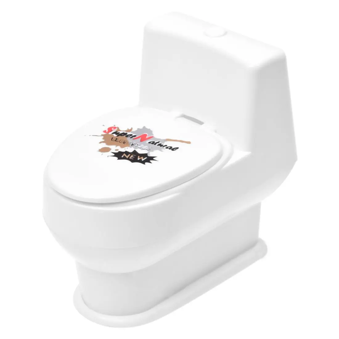 

X55A-White Mini Interesting Funny Toilet Bowl Water Toy For Kids