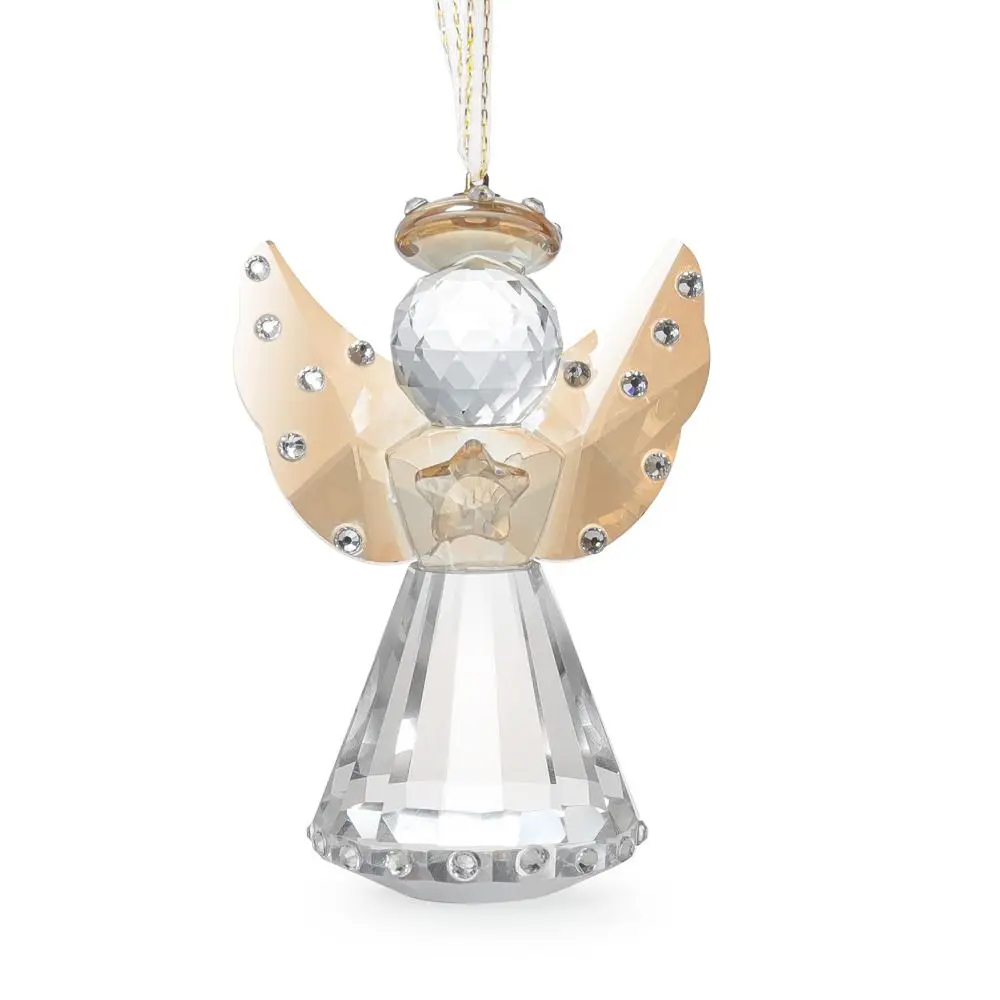 

Crafts Guardian Angel Figurine Gift Creative Crystal Angel Statue Glass Home Decoration Romantic Table Ornament Living Room