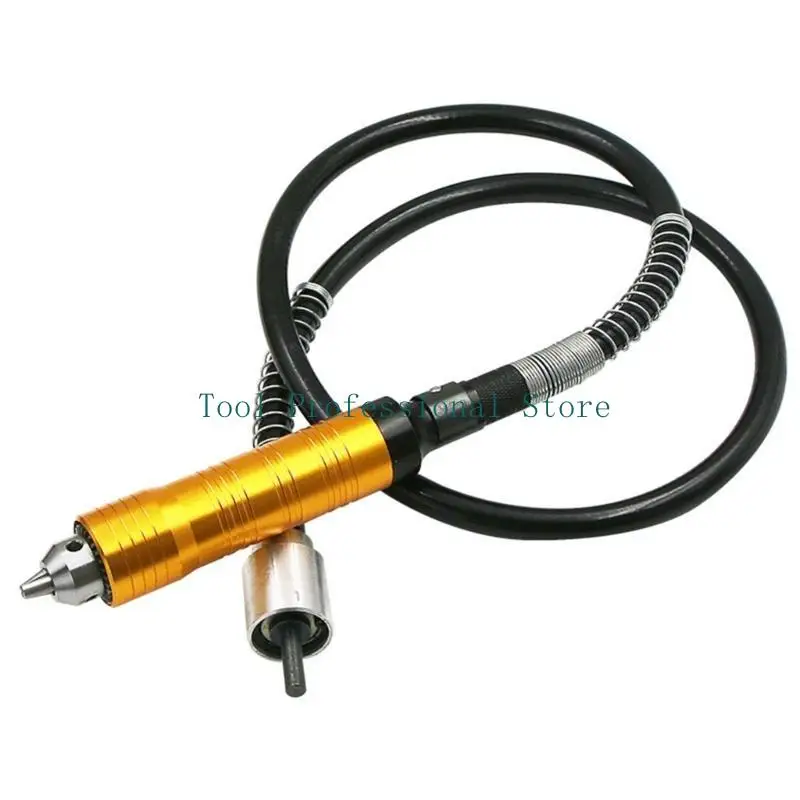 

57QF Rotary Angle Grinder Attachment Flexible Flex Shaft with 0.3-6.5mm Drill Chuck Handpiece For Power Electrics Drill