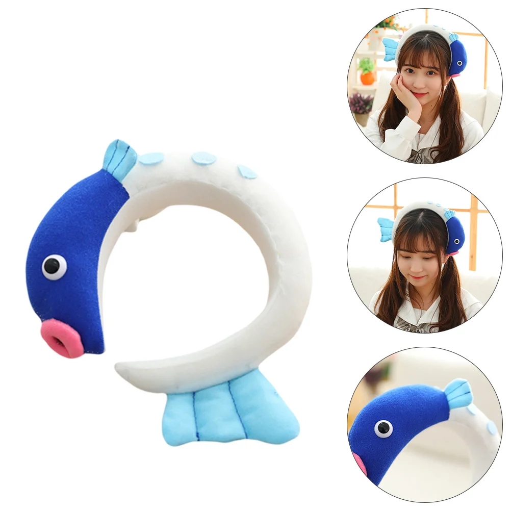 

Puffer Fish Headband Cosplay Funny Hair Halloween Headbands Headdress Photo Hoop The Animal