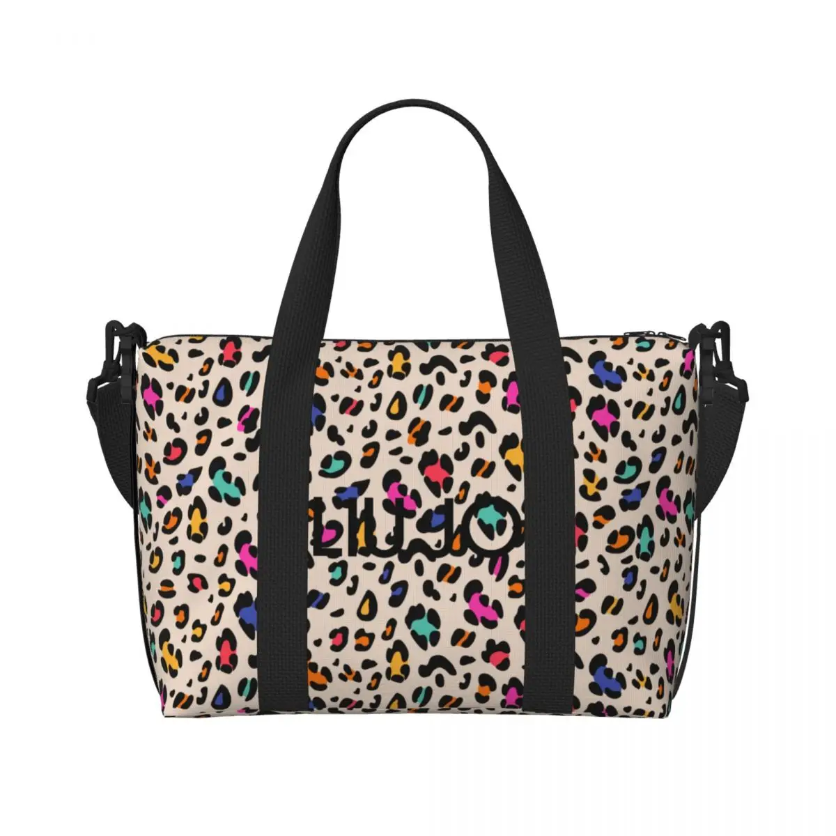 

Custom L-liujos Tote Bag Women Large Capacity Gym Beach Shoulder Travel Bag