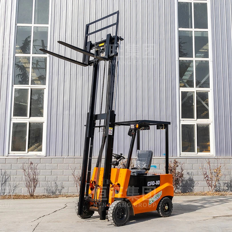 1t Electric Forklift Truck Fast Charging 1000kg Mini Forklifts Truck Warehouse Loading Material Handling Machine In Stock Custom