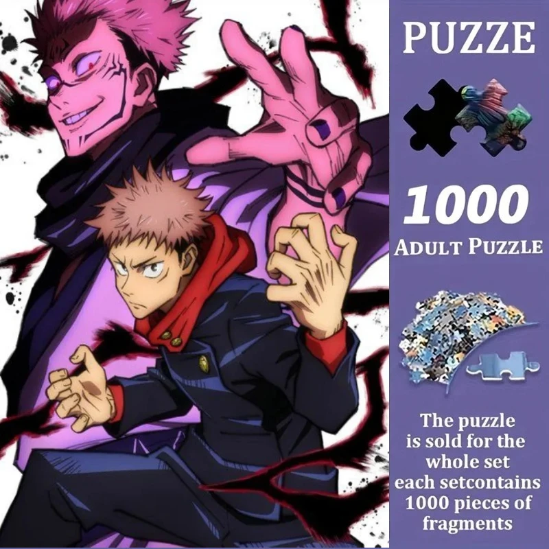 quebra-cabeca-de-1000-pecas-quebra-cabeca-de-anime-jujutsu-kaisen-perfeito-para-diversao-criativa-em-familia-presente-brinquedo-divertido
