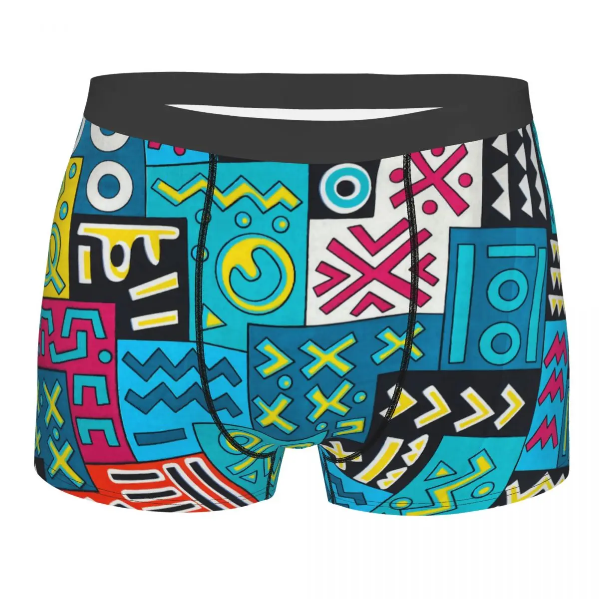 

Custom Ethnic Tribal Geometric Ankara African Print Boxer Shorts For Homme 3D Print Underwear Panties Briefs Soft Underpants