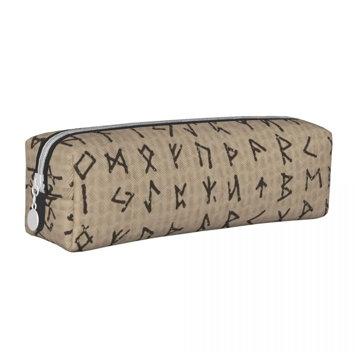 Estojo para Lápis de Mitologia Nórdica Futhark-Rune Viking, Saco de Caneta Divertido, Meninas e Meninos, Grande Capacidade