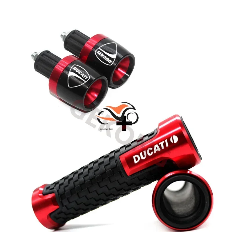 Alumínio CNC Handle Bar End Cap, Acessórios da motocicleta, Ducati Monster 696, 795, 796, 797, 821, 937, S2R, 800