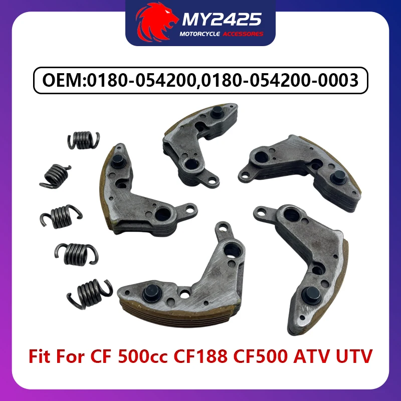 

0180-054200 1SET/5PCS Drive Clutch Carrier Pads With Spring Fit For CF500 500CC CF625 ATV UTV Go Kart Quad Bike Parts