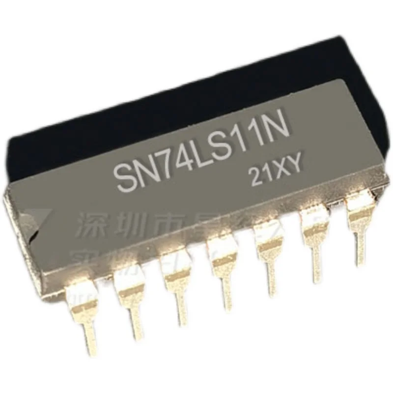 [IN STOCK]1 Piece New in-line SN74LS11N 74LS11N 74LS11 DIP-14 Three-way 3-input Positive and Gate