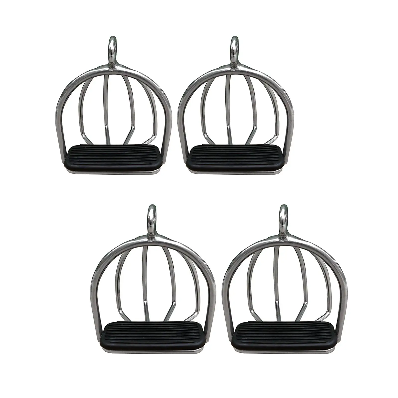 2x Cage Horse Riding Stirrups Lightweight Tool Equestrian Sports Steel for Safety Horse Riding Outdoor Sports Equipment Childen