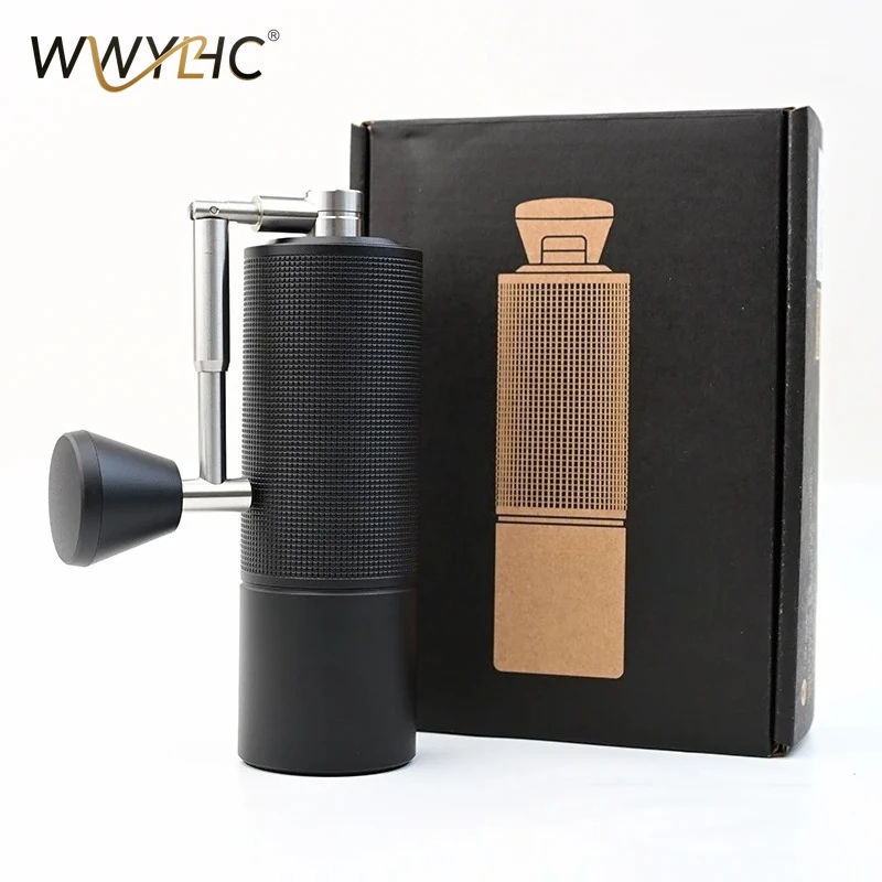 Suitable for C3S Pro/C3ESP Pro Manual Coffee Grinder with Foldable Crank S2C Burrs, Built-in Portable Handheld Coffee Grinder