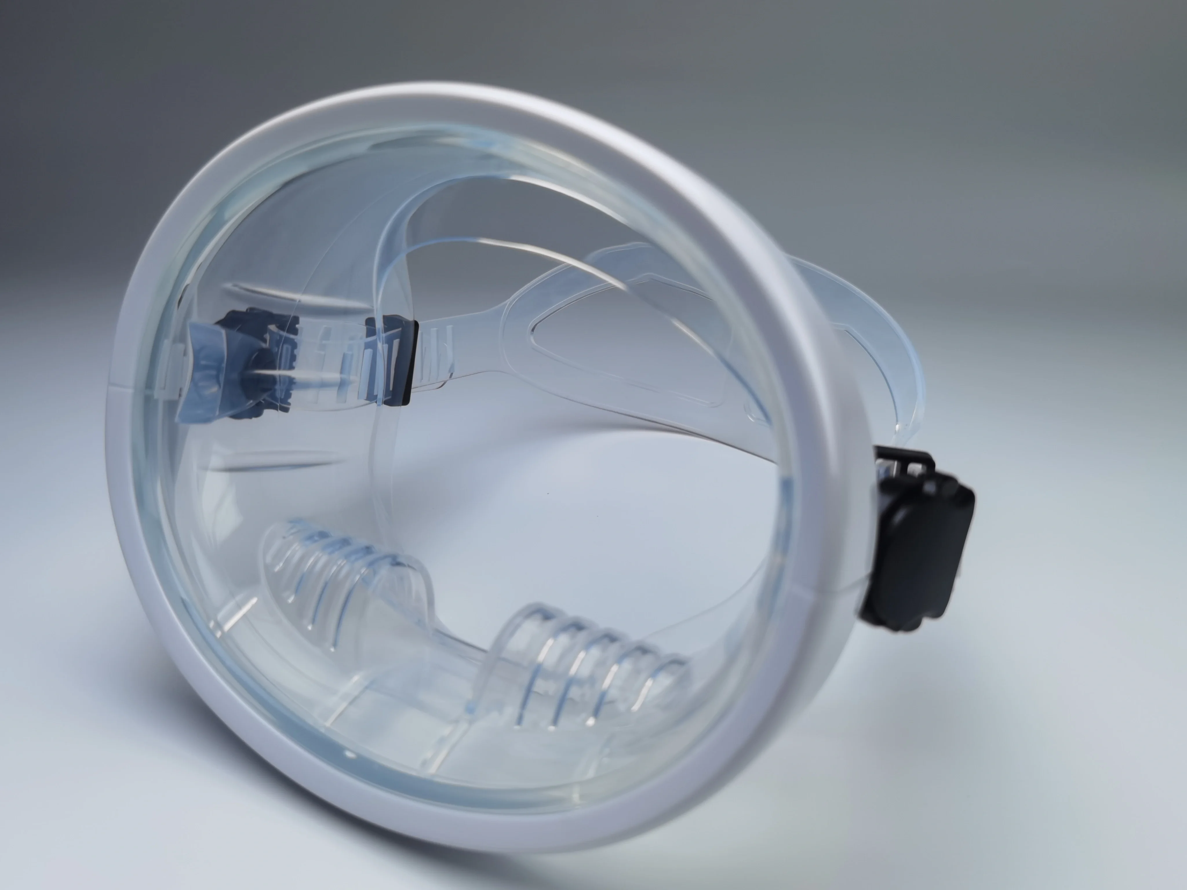 타원형 다이빙 마스크 스피어 낚시 마스크 클래식 복고풍 스타일 파노라마 와이드 뷰 스쿠버 고글 성인용 강화 유리 렌즈