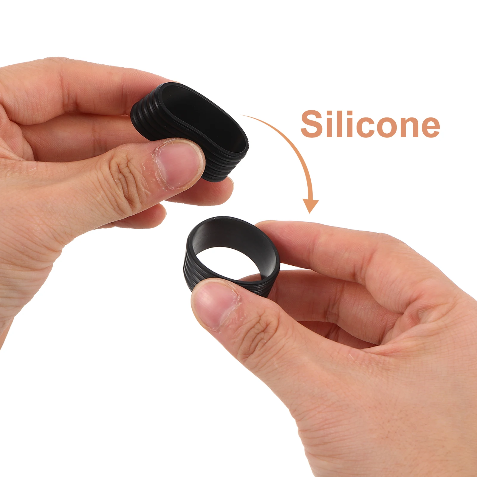 8 шт. универсальные стабилизаторы для ракетки, текстурированная липкая поверхность, впитывающая пот, быстрая установка для тенниса, пиклбола, бадминтона